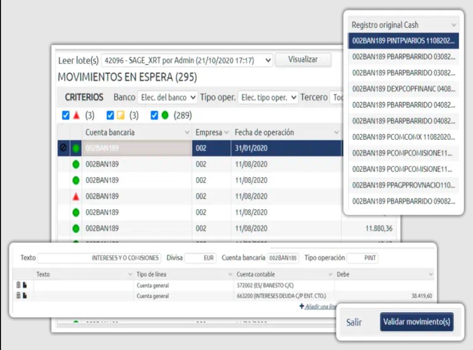 sage xrt advanced treasury contabilizacion tesoreria 4.0